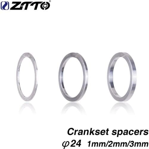 ZTTO Bottom Brackets accessories washer 1mm 2mm 3mm spacer for Road Mountain bike diameter 24mm Chainset Crankset BB spacers