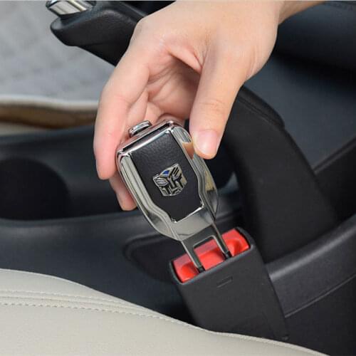 1Pcs Car Safety Buckle Extension Silencer Extender Clasp Insert Plug Clip For Benz BMW Audi VW Ford Toyota Mustang Romeo Renault