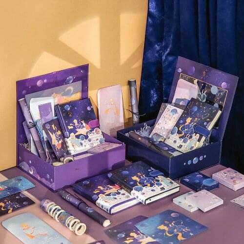 2021 Limited Edition My Prince Friend Diary Stationery Gift Box Set DIY Notebook+Sticker+Washi Tape+Letter Paper+Card Set