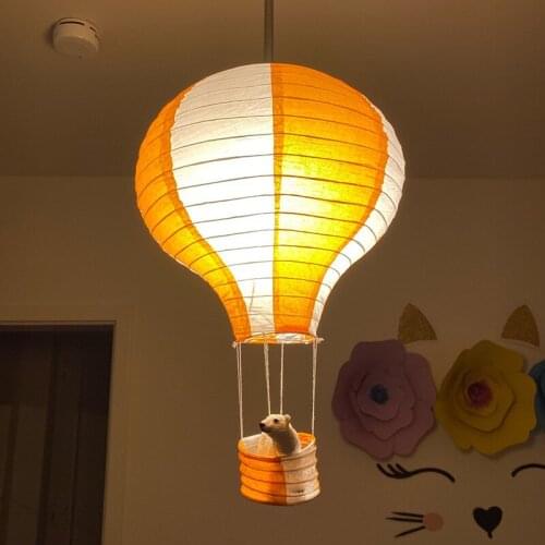 30cm Colorful Paper Lantern Hot Air Balloon Design Wedding Birthday Party Hanging Ornaments Kids Room Lights Cover Decoration