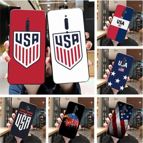 America USA Flag Phone Case For Oppo A5 A9 2020 Reno2 z Renoace 3pro A73S A71 F11