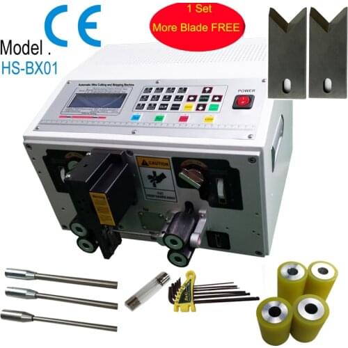 Automatic Wire Stripping Cutting Machine Cable Crimping and Peeling Stripper from 0.1 to 2.5mm2 with Carbide Blade