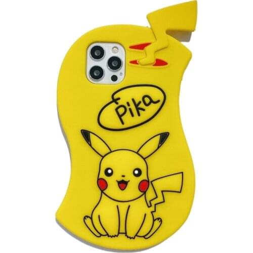 Pokemon Anime Print Phone Case for IPhone 11 11Pro 12MINI X XS XR 7 8 12 12Pro 12ProMAX 11ProMAX Silicone Soft Shell Cover