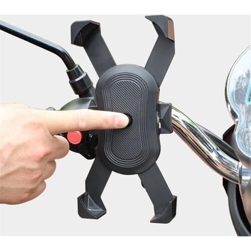 Bicycle Motorcycle Phone Holder for 4.8-6.8inches Mobile Phone Stand Bike Motorcycle Cellphone Holder for iPhone Samsung Huawei