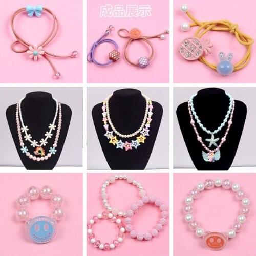24 Grids Acrylic Beaded Childrens Beaded Toy Diy Handmade Girl Beaded To Wear Necklace Bracelet Earring Headband Puzzle