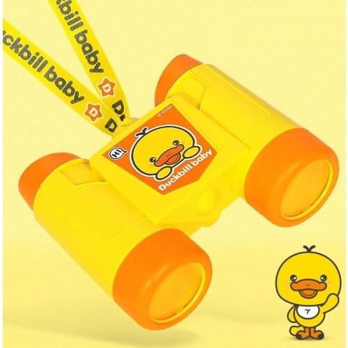 Childrens Toy Telescope Outdoor Boy Girl Gift Little Yellow Duck Hd Mini Binocular Students