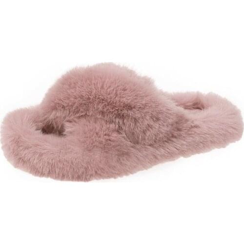 Slippers Women Indoor Light Non-slip Warm Winter Slippers Fashion Soft Winter Home Shoes New Arrivals Casual Short Plush Flats