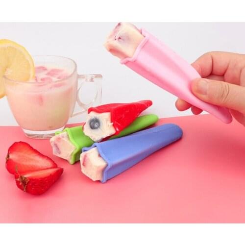 2021 DIY Ice Cream Mold Food Grade Silicone Childrens Ice Lolly Mould Home Kitchen Supplies Children Festival Gifts