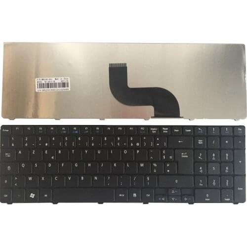 French laptop Keyboard for Acer Aspire 5810 5536G 5738Z 5810T 5739 5338 5410t 5538 5542 5538G 5542G 7560 7560G 7739 FR Black