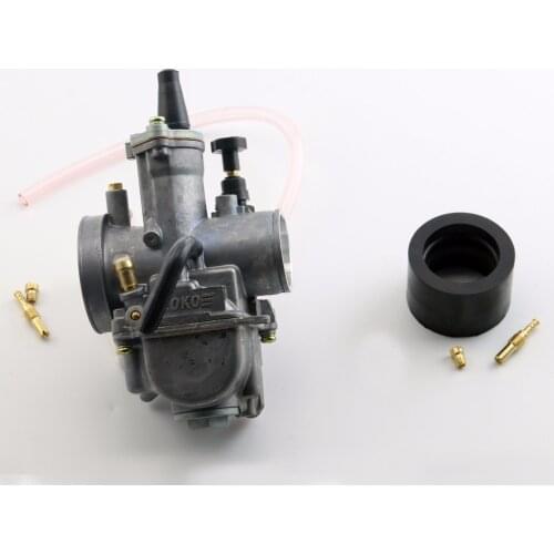 Carburetor 24mm 26mm 28mm 30mm 32mm 34mm OKO CARB PWK Performance With Power Jet flat slide For Koso OKO Keihin GY6 Dio CR DT