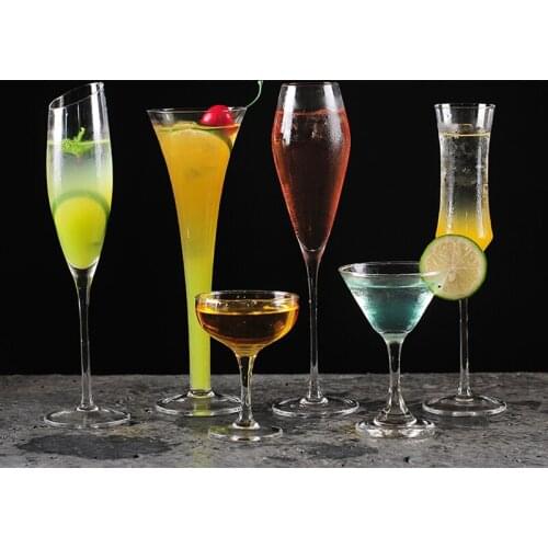Creative Cocktail Cup Glass Champagne Martini Cup Margaret Tablet Red Wine Cup