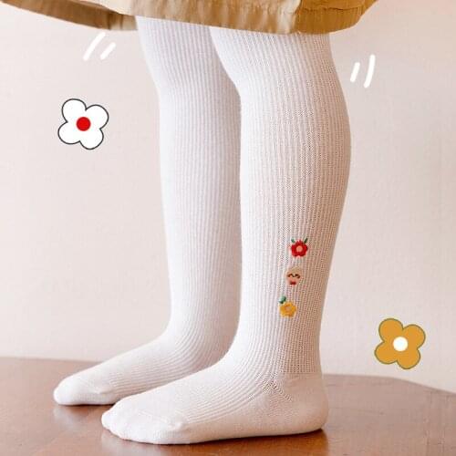 Baby Girl Leggings 2021 Autumn Children Girls Pants Warm Kids Baby Dress Leggings Knitted Stockings Pantyhose Kid Stockings