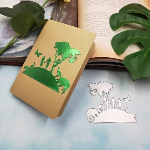 Life on earth metal cutting dies 2019 new DIY scrapbook album paper card decorative crafts embossing mold