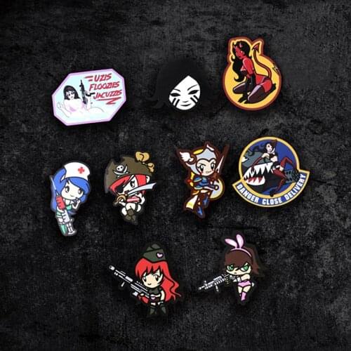 Cute Girl Tactical Sticker Bikini Nurse Pirate Military Notebook Skateboard Locomotive Cell Phone Styling DIY Decoration
