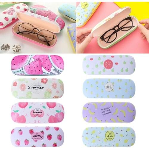 Cute Sunglasses Case Box Protable Fruit Hard Eye Glasses Eyewear Protector Pouch 1 pc Fashion New Eyewear Accessory