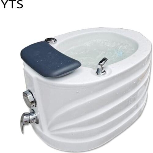 Powerful moter BLUE color pedicure basin foot spa massage chair