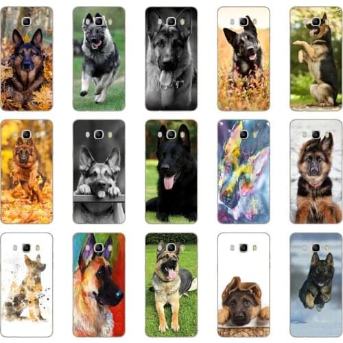29DD german shepherd dog Soft Silicone Case Cover for Samsung Galaxy a3 a5 2017 A6 A8 2018 j3 j5 j7 2016 2017