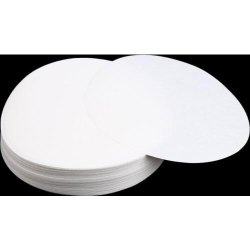Pack of 100 Pieces Lab Ashless Quantitative Filter Paper Circles 1-3um Dia. 70/ 90/ 110/ 125/ 150mm