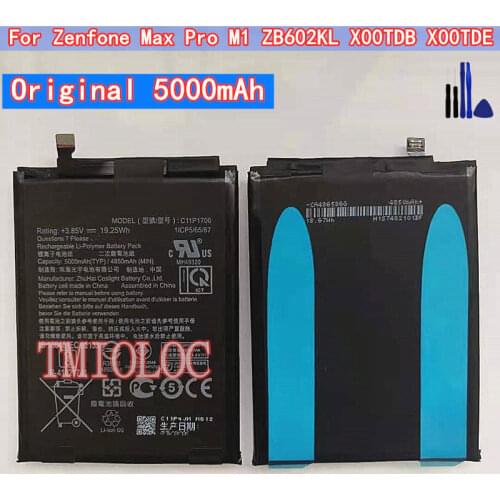 New Original High Quality For ASUS Zenfone Max Pro M1 6.0 " ZB602KL X00TDB X00TDE 5000mAh c11p1706 Battery