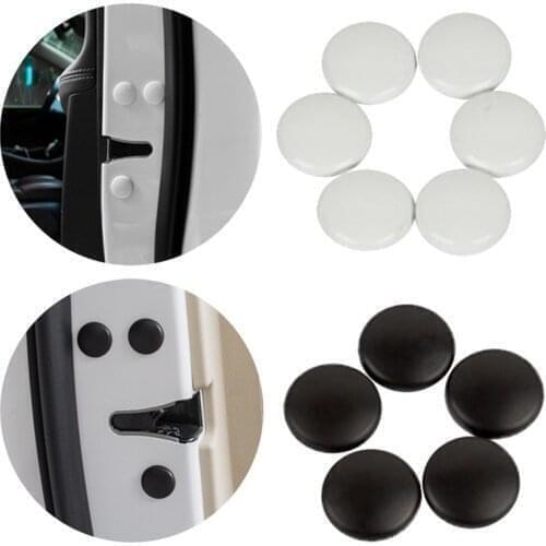 New High Quality 12Pcs 3M Adhesive Anti-rusty Durable Cover Cap Trim Universal Car Interior Door Lock Screw Protector #294004