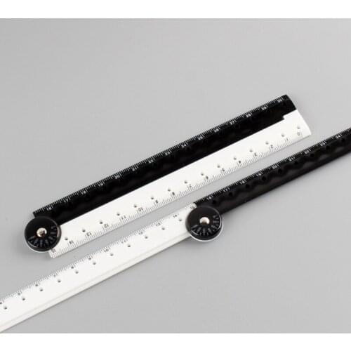Plastic Measuring angle Folding Ruler 30cm Soft Plastic Drawing Ruler Straight Ruler Compatible with Student School Office