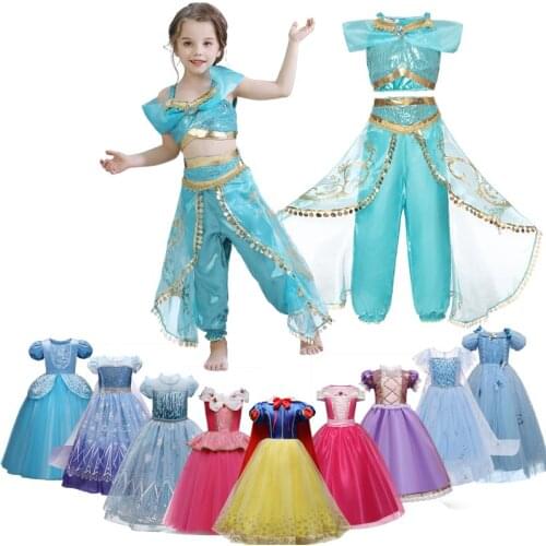 Halloween Dresses For Girls 2Pcs Clothes Baby Girl Halloween Clothes Carnival Costumes Children Princess Dress Up Party Costume