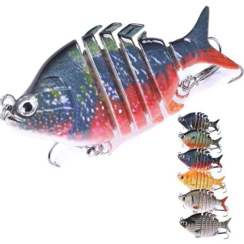 Pike Fishing Lure 6.3cm 9.3g Multi Jointed Bait Lures Bass Swimbait Hard Bait Fishing Tackle Wobblers Crankbait Pesca