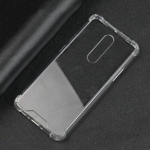 Shockproof Clear Transparent PC Back TPU Bumper Scratch Protection Case for oneplus 7/Oneplus 6T/Oneplus 7 Pro