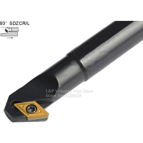 New Internal Turning Tool Cutting Edge Angle 93 25mm S25S-SDZCR11 S25S-SDZCL11 Boring Bar Toolholder Not Including Blade
