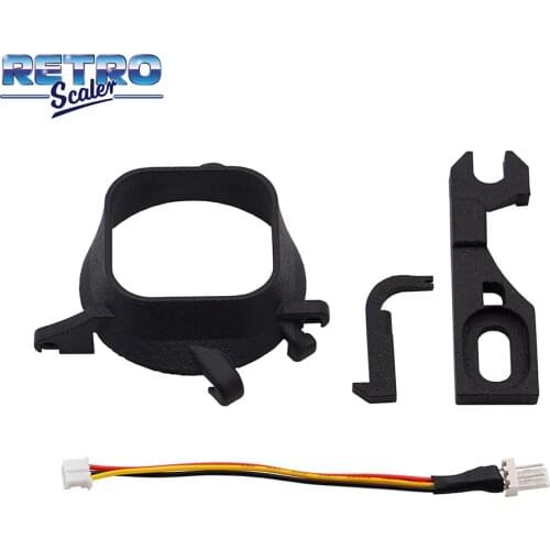 RetroScaler Black 3D Print Mount Kit and Mini Fan Radiator Suit for Dreamcast DC Console