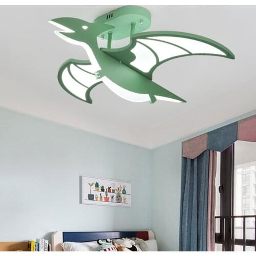 Dinosaur kids bedroom decor led lights for room indoor chandelier lighting chandeliers ceiling lamps for living room decoration