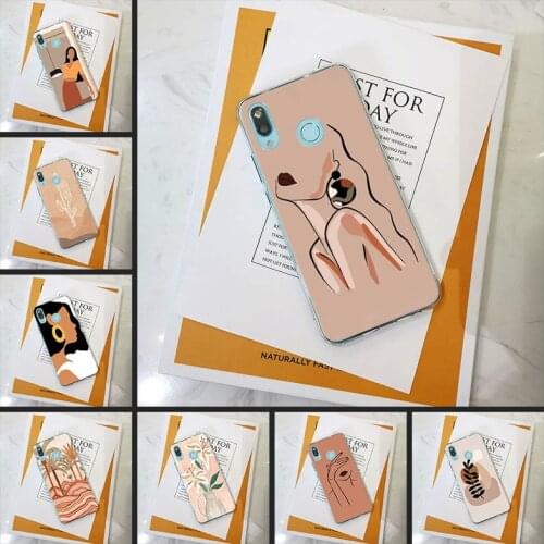 Silicone Case For Huawei Nova Smart Lite 2017 Soft Art Girl Cover For Huawei Nova 2i 3 3I 3E 2 Lite Plus 4 4E 5 Phone Case