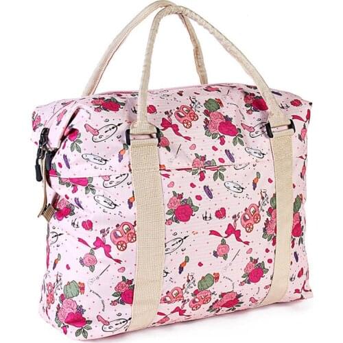 Korean Print Travel Bag Luggage Storgage Outdoor Large Capacity Women Duffle Bag Organizer Packing Cube Luggage Girl Weekend Bag