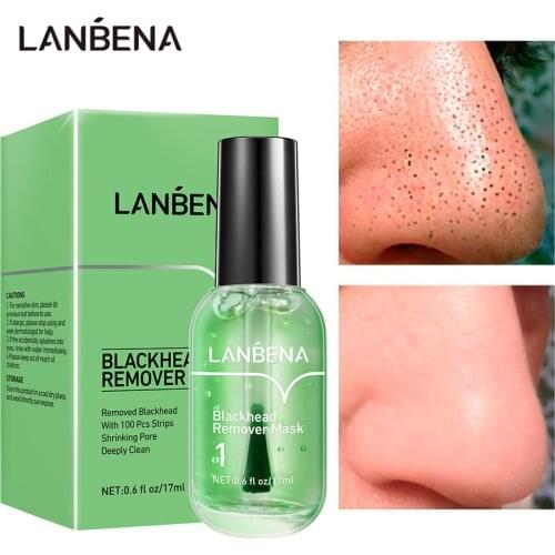LANBENA Blackhead Remover Serum Peeling Acne Treatment Pore Strip Tearing Peel Off Serum Mask Against BlackDots T Zone Skin Care