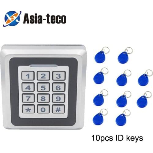 Waterproof Metal Case RFID Access Control System Proximity Card Standalone 8000 Users Door Access Control