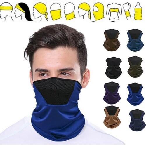 Magic Headscarf Riding Sunscreen Dustproof Variety Scarf Seamless Men And Women Headscarf