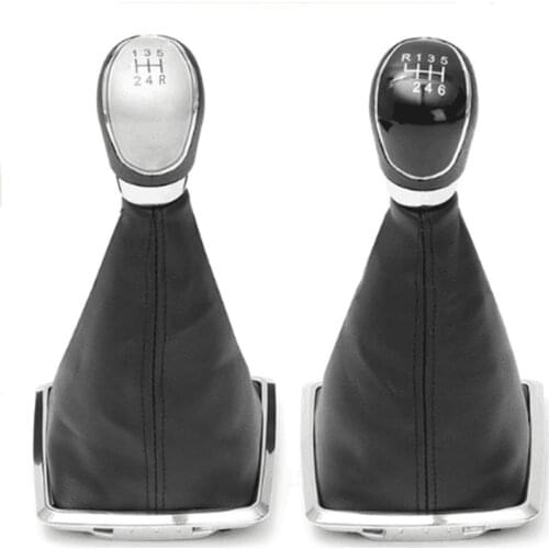 5/6 Speed Car Shift Gear Knob Lever Gaitor Boot Cover For Ford Focus 2 MK2 FL MK3 MK4 MK7 KUGA GALAXY FIESTA TRANSIT