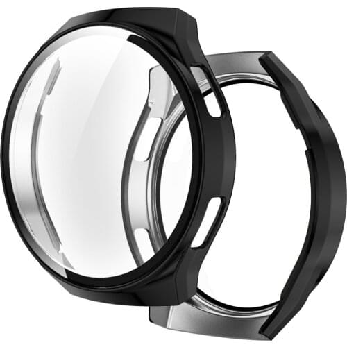 6 Colors Watches Case For Huawei Watch GT 2e Accessories Hight Quality Tempered Glass Screen Protective Film Cover Shell