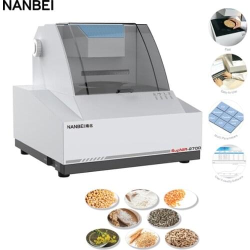 Animal feed protein fat fiber moisture ash analysis nir analyzer