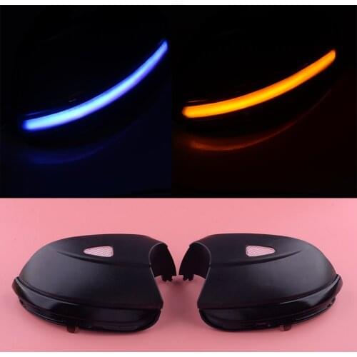 2Pcs Car LED Dynamic Mirror Indicator Turn Signal Light Fit For VW EOS Passat B7 Scirocco CC 2011 2012-2015 3C8949102 3C8949101
