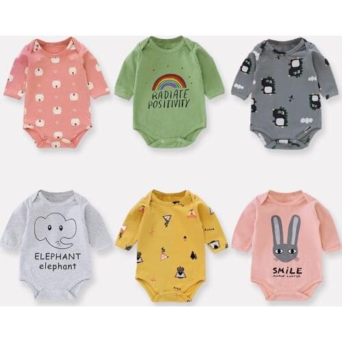 Summer Baby Romper Cartoon Style Short Sleeve Infant Rompers Girls Jumpsuit Cotton Boys Rompers Newborn Clothes Kids Clothing
