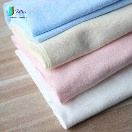 Elastic Cotton Baby Knitted Cloth Matching Ribbed Cloth Cuff Screw Neckline Fabric Soft And Comfortable Colorful 1m A0079A