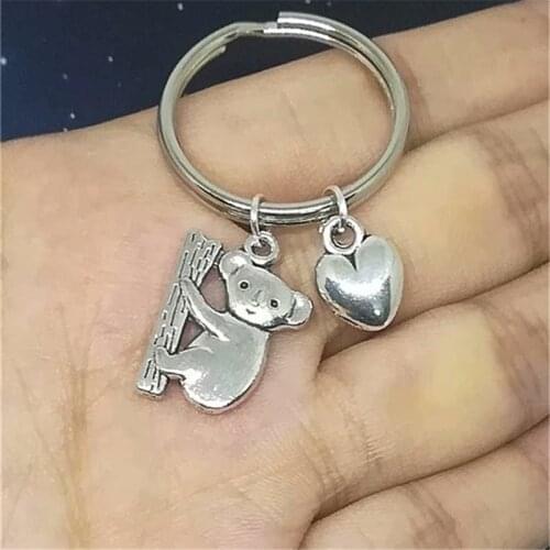 Koala Bear Ring/ Keychain / Zipper Pull - Koala Gift - Koala Lover - Austrialia Gift - Aussie Gift