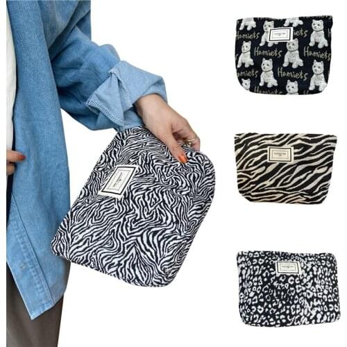 Creative Women Mini Beauty Cosmetic Bag Makeup Bag Travel Toiletries Wash Bags Multifunction Canvas Handbags Storage Organizer