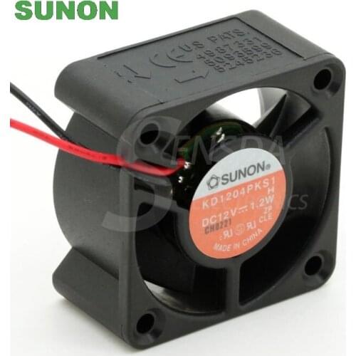 Original For Sunon KD1204PKS1 4cm 40mm DC 12V 1.2W cpu cooler heatsink axial 4020 40x40x20mm cooling Fans