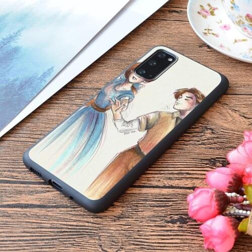 For Samsung Galaxy Anastasia And Dimitri Print Soft Matt Phone Case