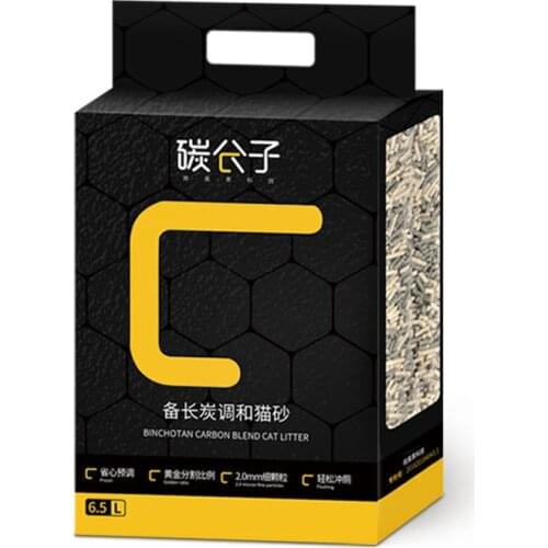 Original tofu cat litter Deodorant dust-free big cat litter Kitten cat litter Bentonite 6L cat litter Pet supplies