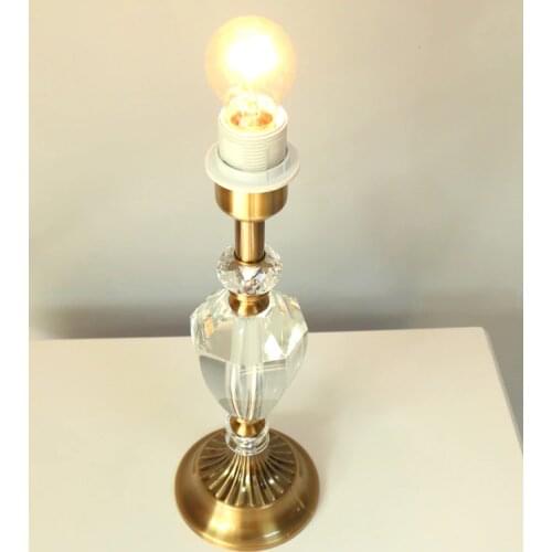 Desk Table Lamp crystal K9 home lights decor table lights bulb lamp modern home decoration table lamps bedroom bedside lamp E27