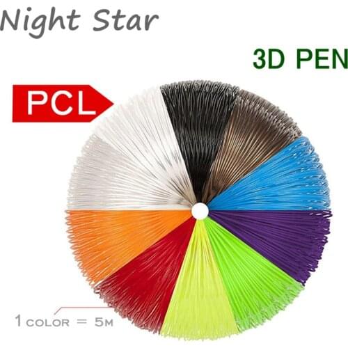 3D Pen Filament 1.75mm [Upgraded] PCL Refill, Environmentally Friendly, Non-Toxic, Non-Blocking, Odorless, Child-Safe Refill
