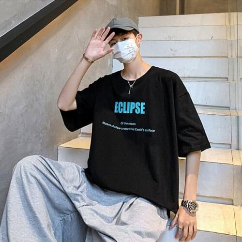 New Summer Alternative Clothing Harajuku T Shirts Loose Party New Cool Punk Tops Black White Printed Tshirt Women Tee Clothing